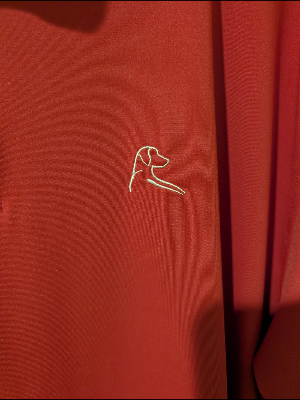 Rhoback Red Performance Polo - Men’s Short Sleeve - Picture 5 of 6